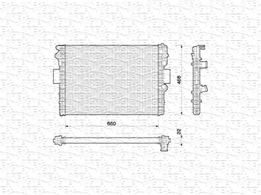 Radiator, engine cooling